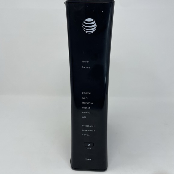 AT&T U-verse Wireless Pace Router Model 5268AC FXN - Router ONLY, No Power Cords - Picture 1 of 8